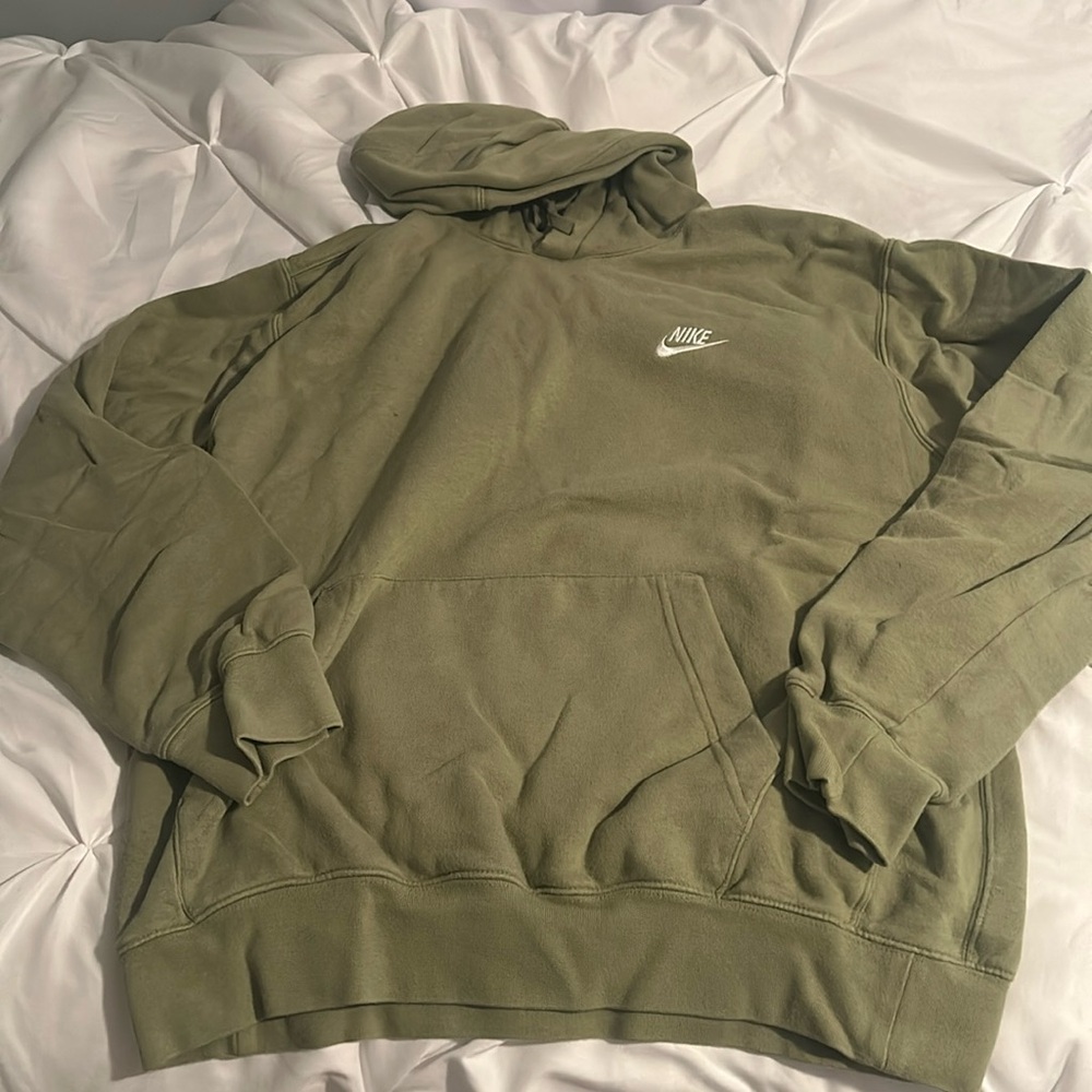 Light Green Nike Hoodie Size Large